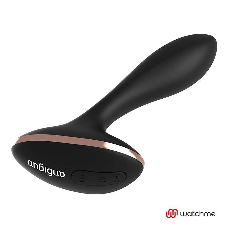 Anbiguo - Plug Anal Vibrant avec Télécommande Noir Vernet