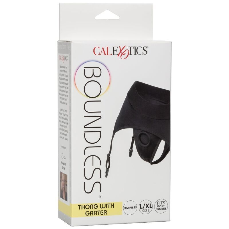 Harnais String Boundless avec Jarretière S/M - CalExotics