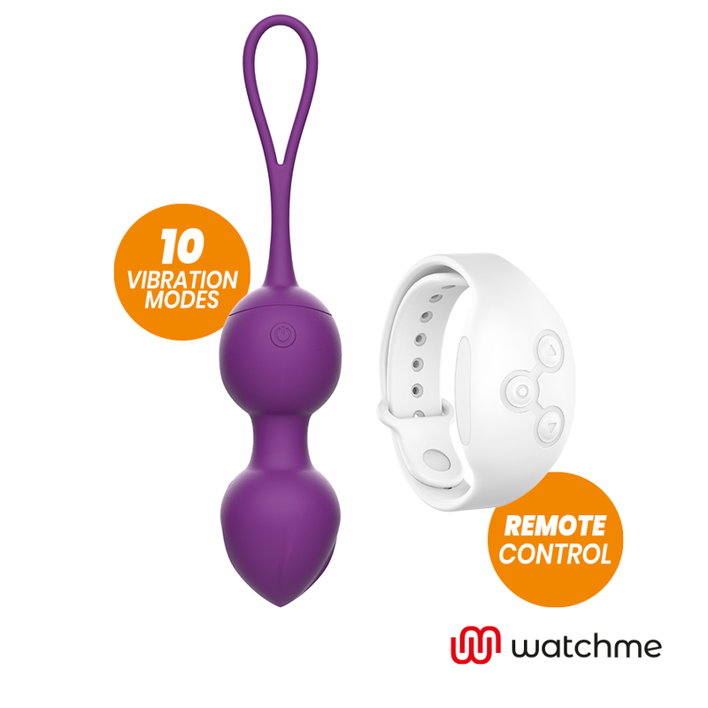 Rewolution – Kit de 3 Boules de Geisha Vibrantes avec Télécommande - Violet