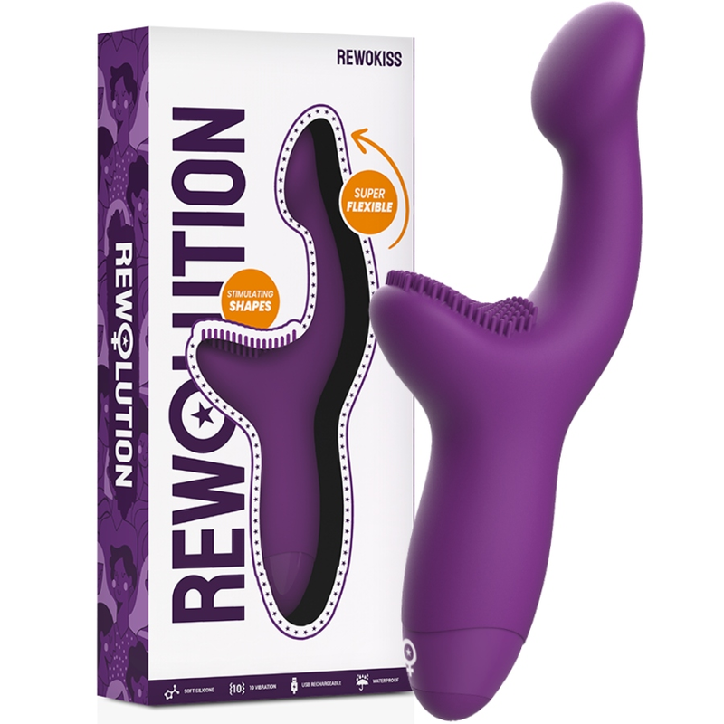 Vibromasseur point A double action Rewokiss - Rewolution - REWOLUTION