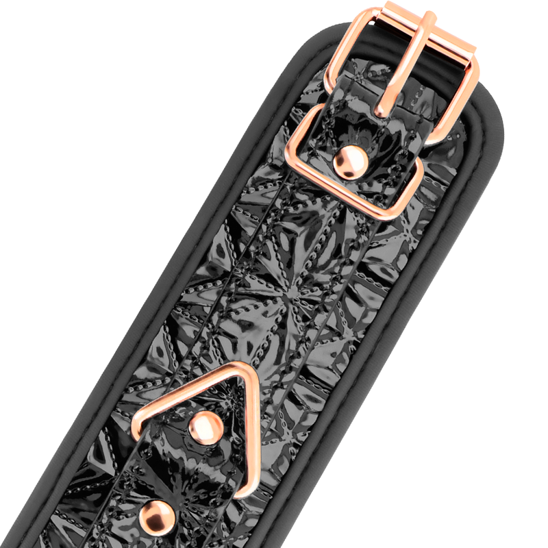 Menottes BDSM Black Edition Premium Cuir Vegan - Begme - Begme Fetish Games