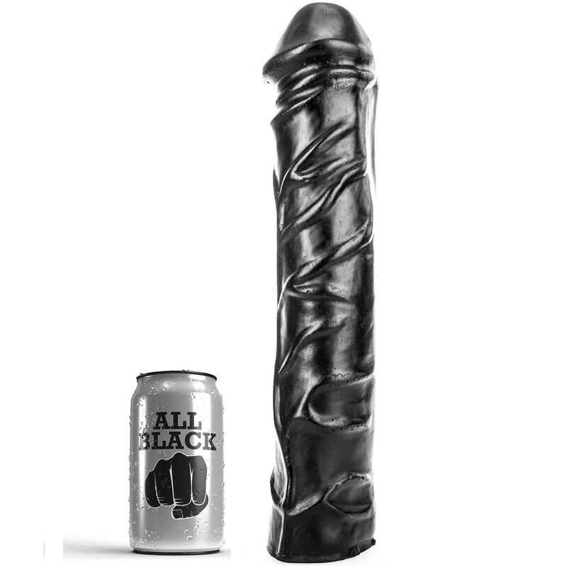 All Black - Gode Fisting en forme de pénis - 32 cm