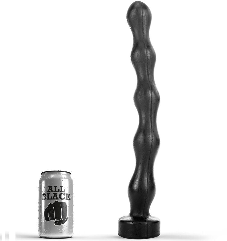 All Black - Jouet Anal XXL Ondulé - 41,5 cm
