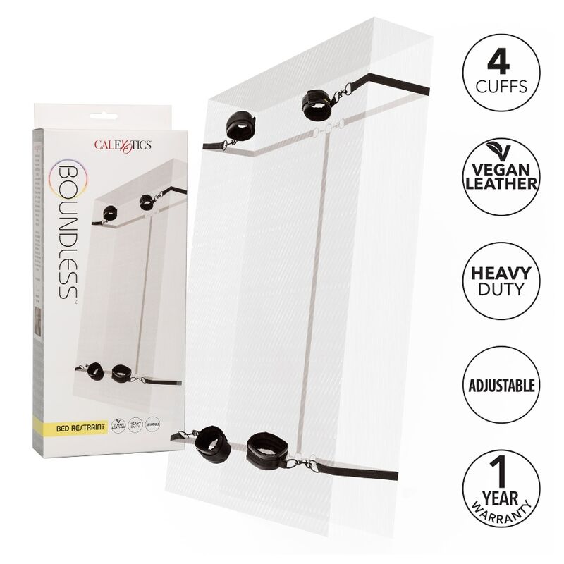 Kit Attaches de Lit Boundless Noir - Calexotics