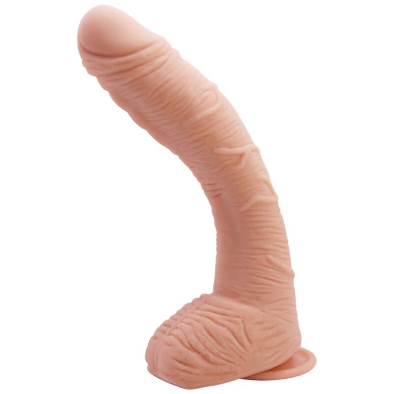 Baile - Gode Ultra Réaliste Courbé avec ventouse Chair - 27 cm