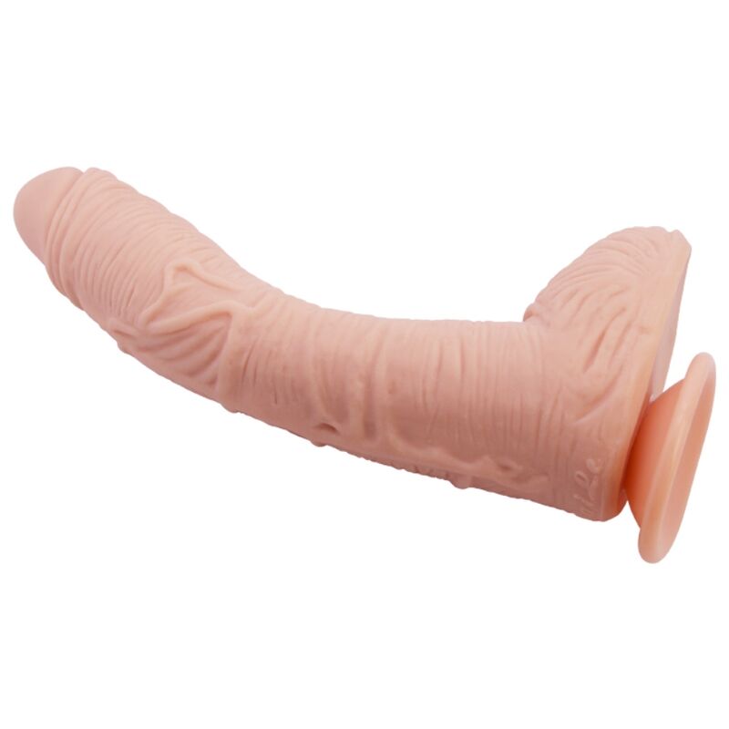 Baile - Gode Ultra Réaliste Courbé avec ventouse Chair - 27 cm