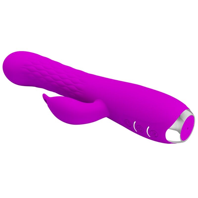Vibromasseur Rabbit Molly Rotatif Violet - Pretty Love