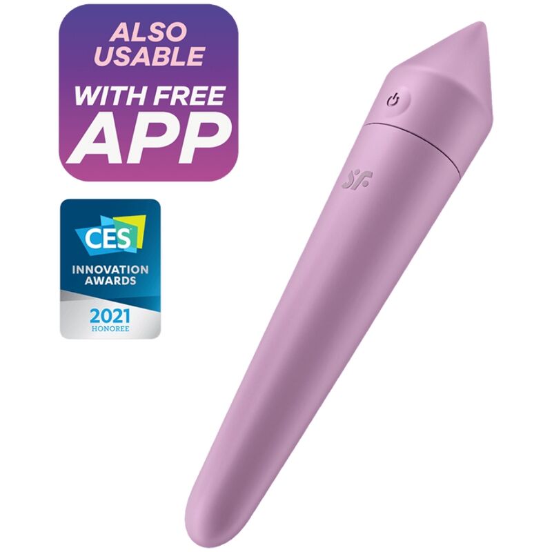 Stimulateur Bullet Connecté Ultra Power Bullet 8 Lilas - Satisfyer