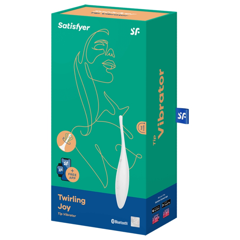Stimulateur Connecté Twirling Joy Blanc - Satisfyer