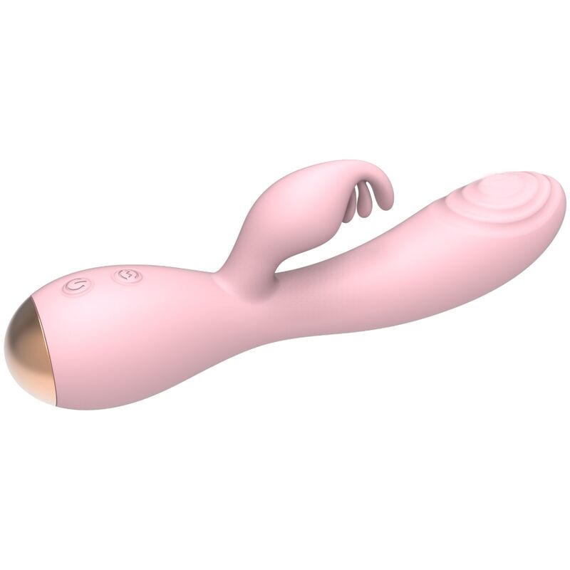 Vibromasseur lapin rechargeable Magic Stick rose clair - Nalone - NALONE