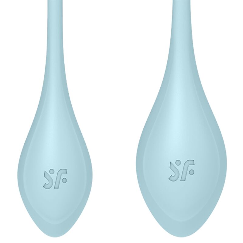 Boules de Geisha Yoni Power 2 Kit Entraînement Bleu - Satisfyer