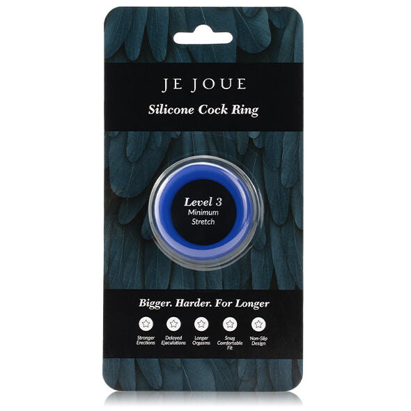 Cockring Silicone Niveau 3 Bleu - Je Joue - Je Joue