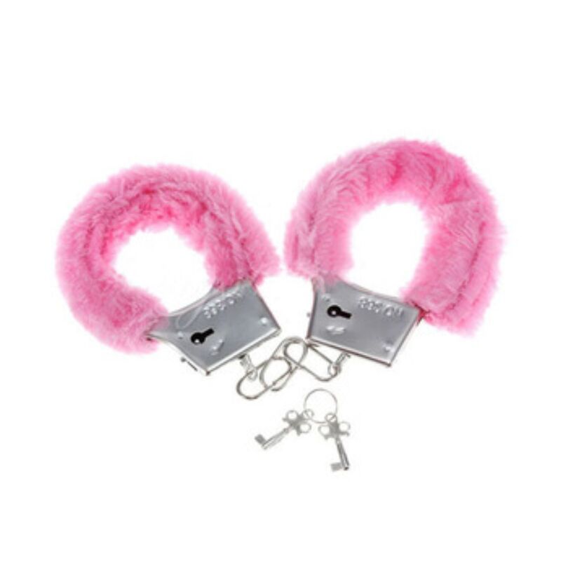 Menottes Bondage en Fourrure Rose Diablo Picante - Diablo Picante