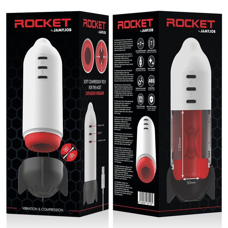 Masturbateur Rocket Double Technologie - Jamyjob