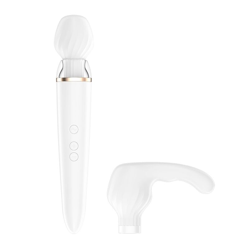 Vibromasseur Wand Double Wand-er Connecté Blanc - Satisfyer