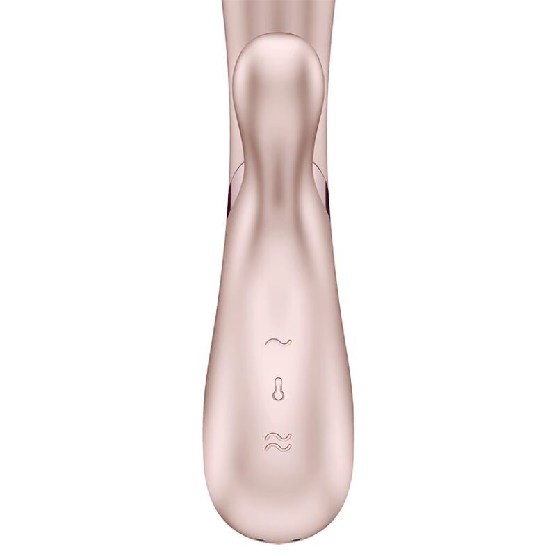 Vibromasseur Rabbit Chauffant Hot Lover Nude - Satisfyer