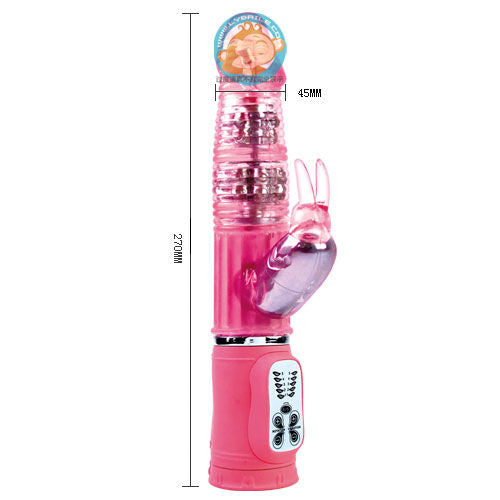 Baile - Vibromasseur Rotatif 27 cm - Rose