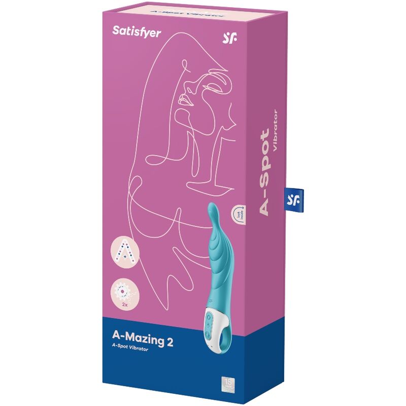 Vibromasseur Point A A-Mazing 2 Bleu - Satisfyer