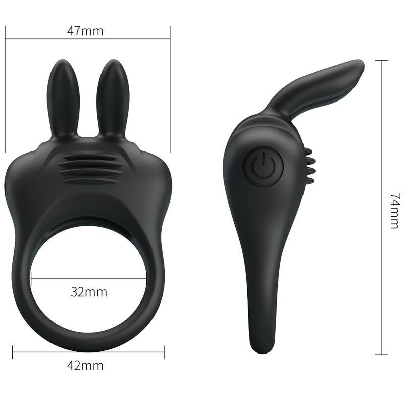 Anneau Vibrant Davion Rabbit - Pretty Love