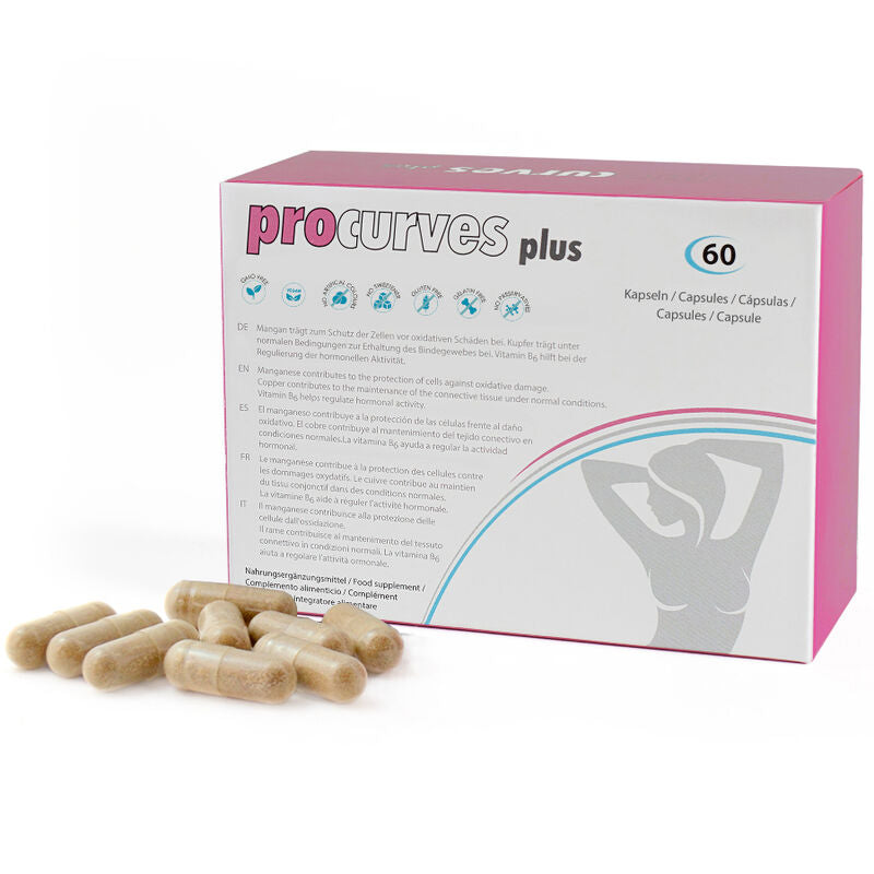 500Cosmetics – Pilules Développantes pour Seins Procurves Plus - 60 gélules