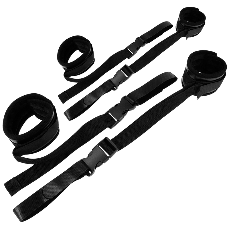 Ohmama Fetish – Menottes de Retenue en Nylon pour Jeux de Contention