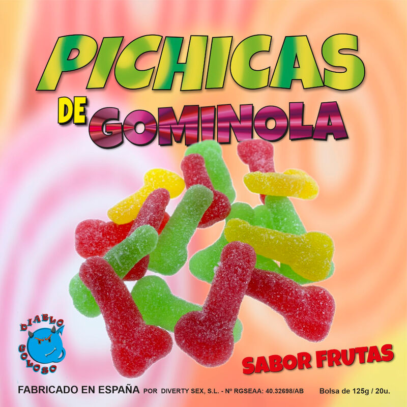 Bonbons Gélifiés Érotiques Pichitas Fruits - Diablo Picante