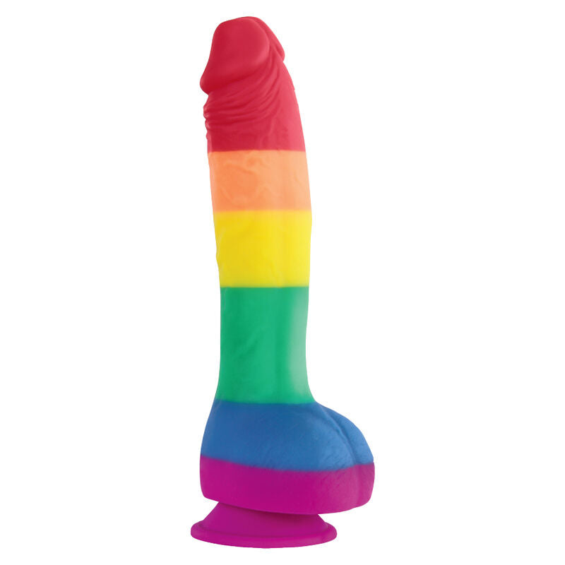 NS Novelties - Gode Ventouse Réaliste Couleur Pride / 19 cm