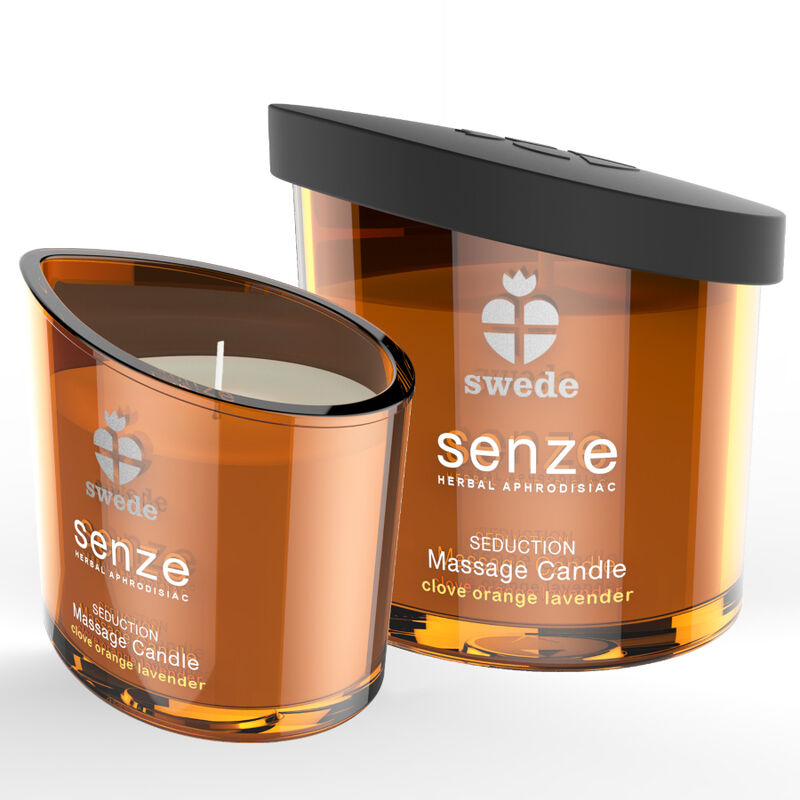 Swede - Bougie de Massage Senze Seduction Girofle / Orange / Lavande - 50 ml