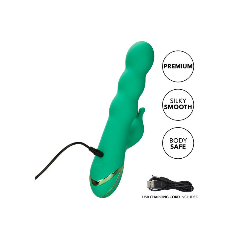 Vibromasseur Rabbit Sonoma Satisfier Vert - CalExotics
