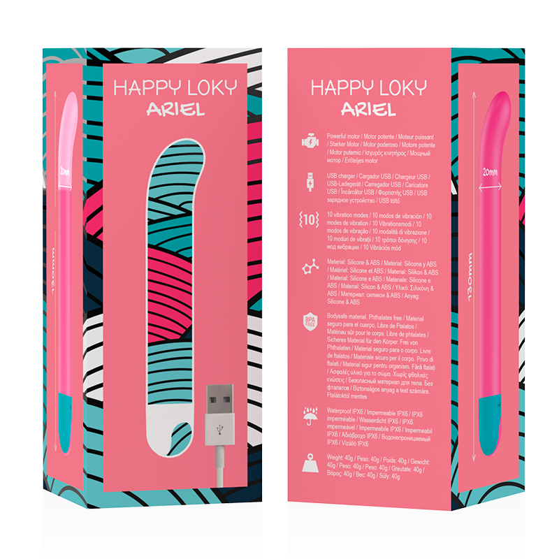 Vibromasseur Point G Ariel Rechargeable - Happy Loky
