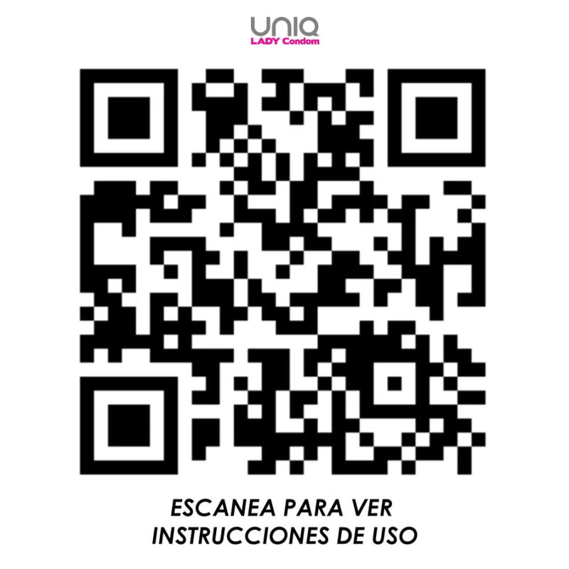 Préservatif féminin Uniq Lady sans latex avec dentelle - Uniq - UNIQ