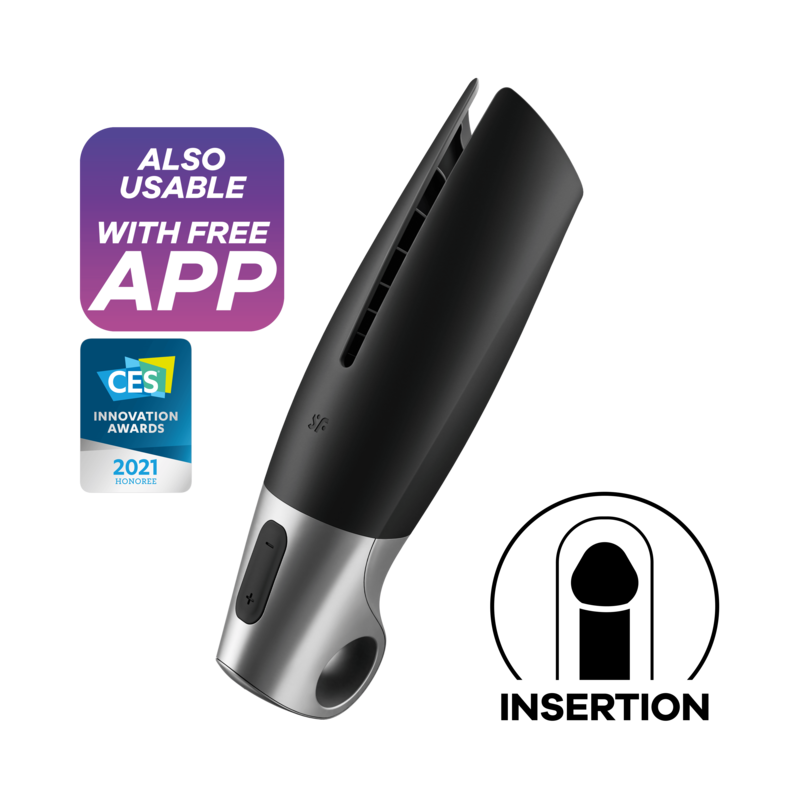 Masturbateur Connecté Power Masturbator Noir - Satisfyer