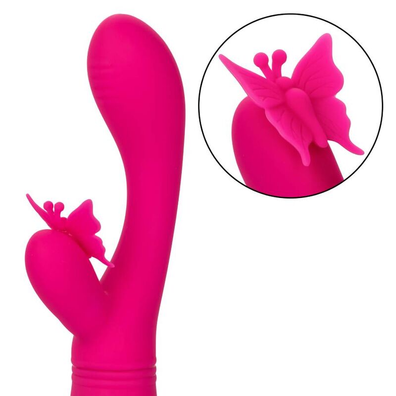 Vibromasseur Butterfly Kiss Flutter Rose - CalExotics