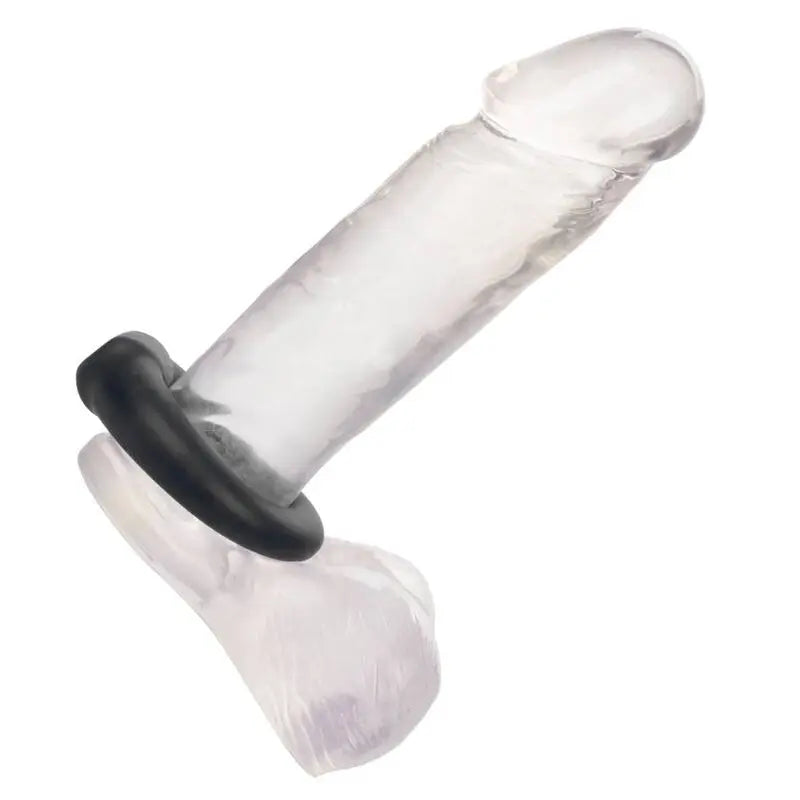 Anneau Pénien Alpha Liquid Silicone Optimum Noir - CalExotics