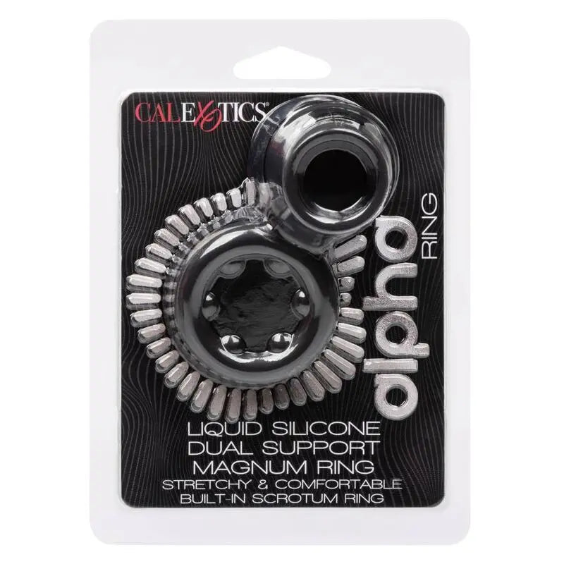 Cockring Alpha Dual Magnum Noir - CalExotics