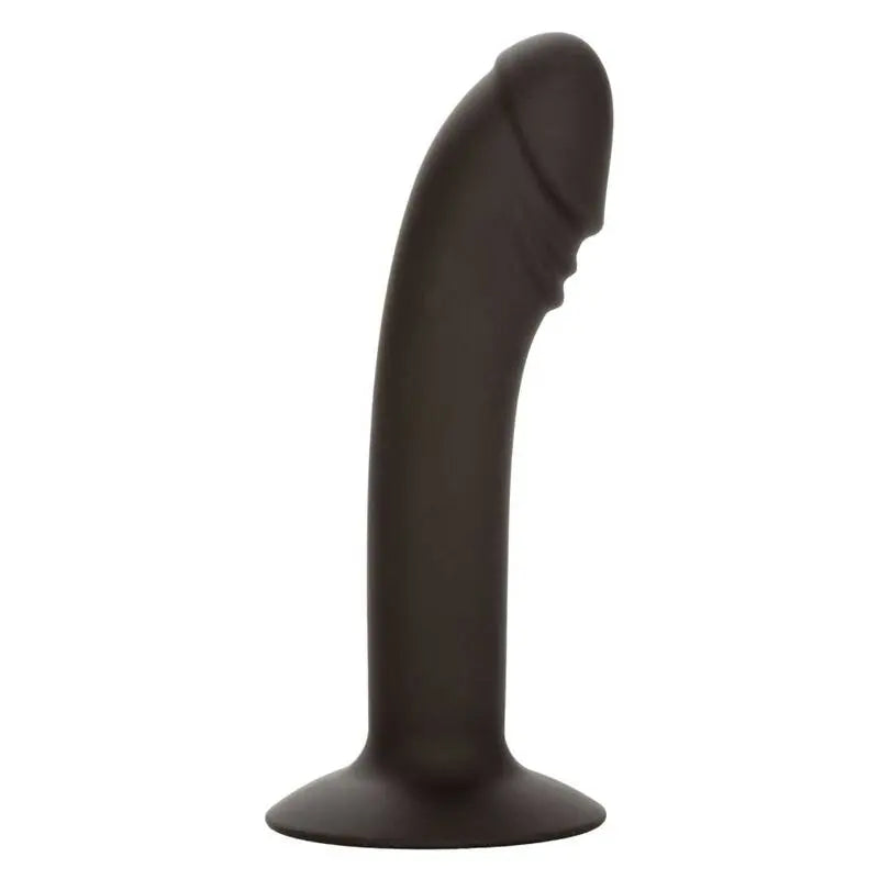 Plug Anal Courbé Stud Silicone avec Ventouse - CalExotics