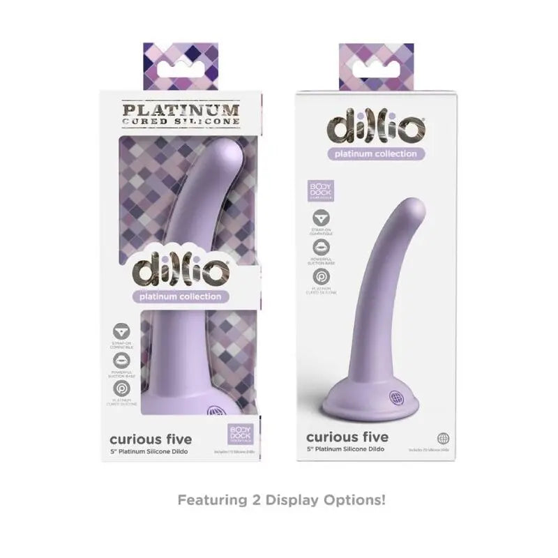 Gode Dillio Curious Five 12,7cm Lilas - Pipedream