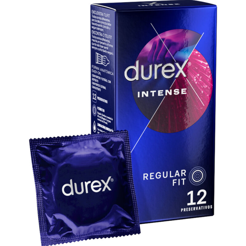 Préservatifs Texturés Durex Orgasm Intense Stries Picots - Durex