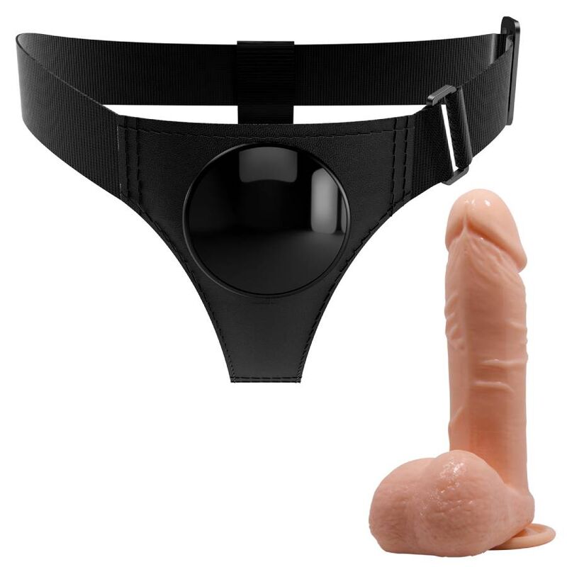 Pretty Love - Gode Ceinture avec Gode Ventouse Naturel / 20 cm