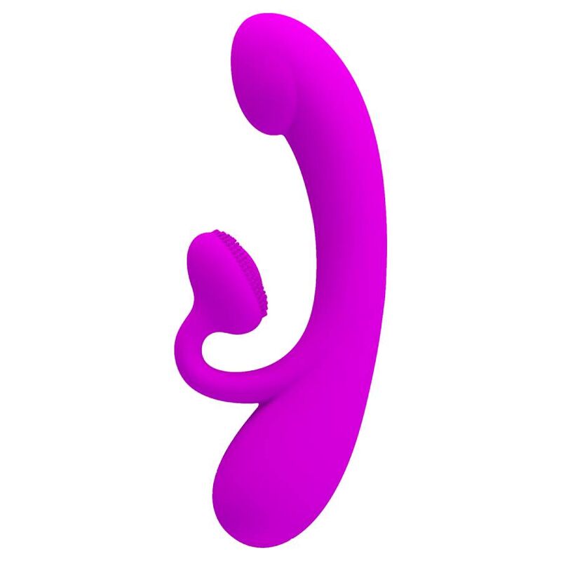Pretty Love – Vibromasseur Rabbit en Silicone avec Zone Texturée Violet