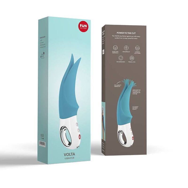 Vibromasseur Clitoridien VOLTA Bleu - Fun Factory