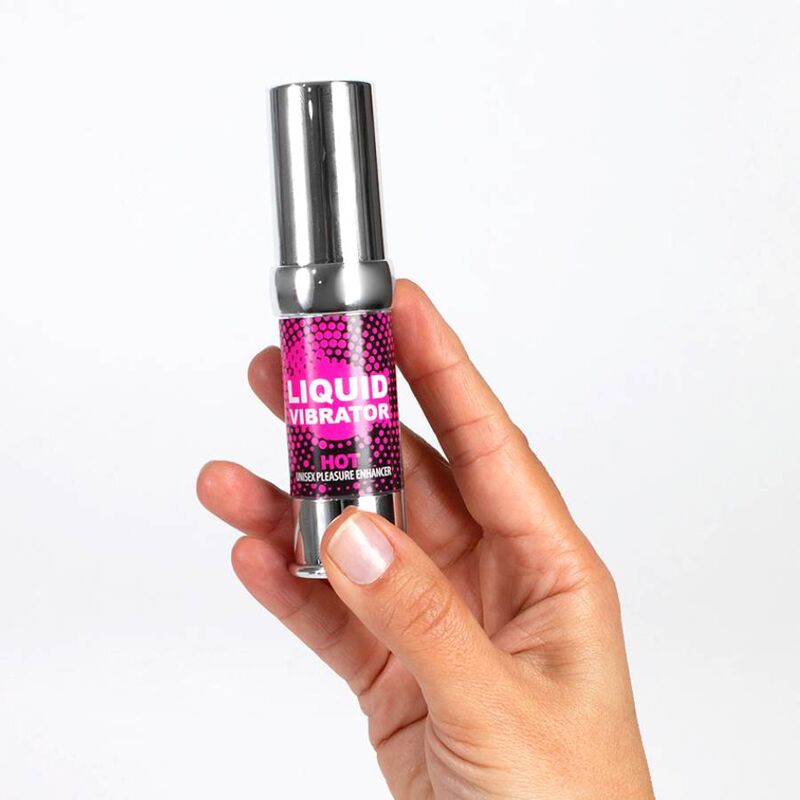 Secret Play - Gel Intime Effet Chauffant Parfum Fraise Liquid Vibrator - 15 ml
