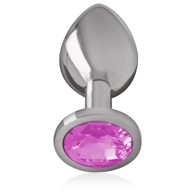 Plug Anal Métal Intense Cristal Rose Taille M - Intense