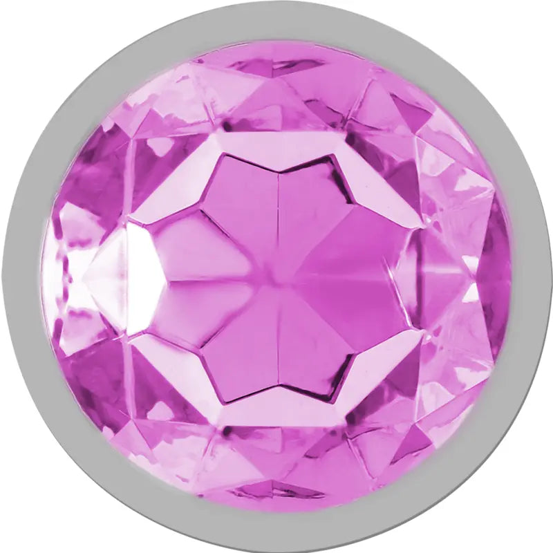 Plug Anal Métal Intense Cristal Rose Taille M - Intense