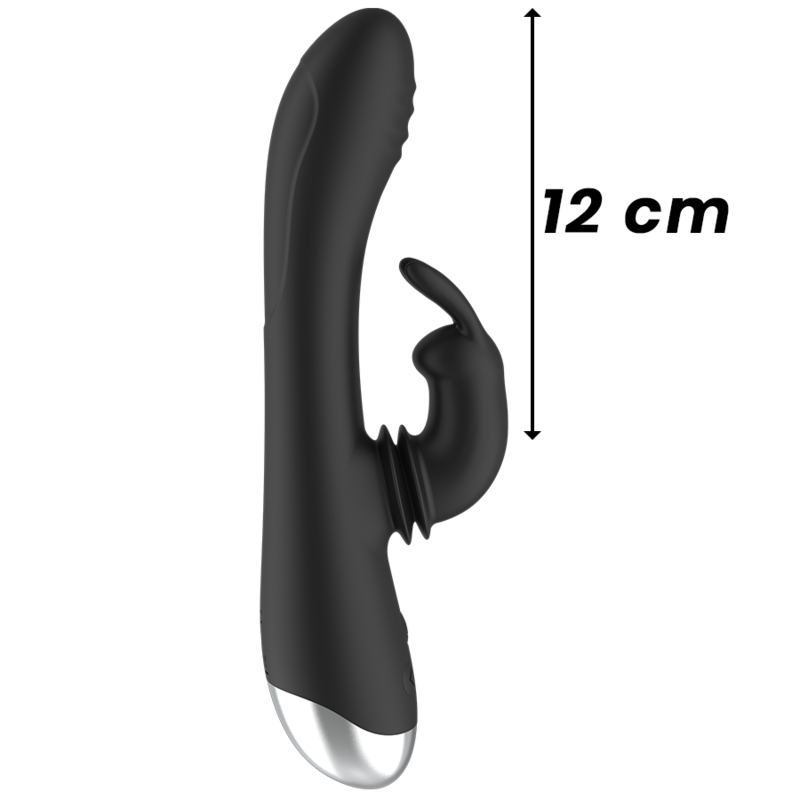 Stimulateur Rabbit Adam Rechargeable Noir - Black&Silver