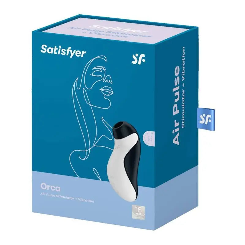 Stimulateur Clitoridien Orca Pingouin Blanc/Noir - Satisfyer