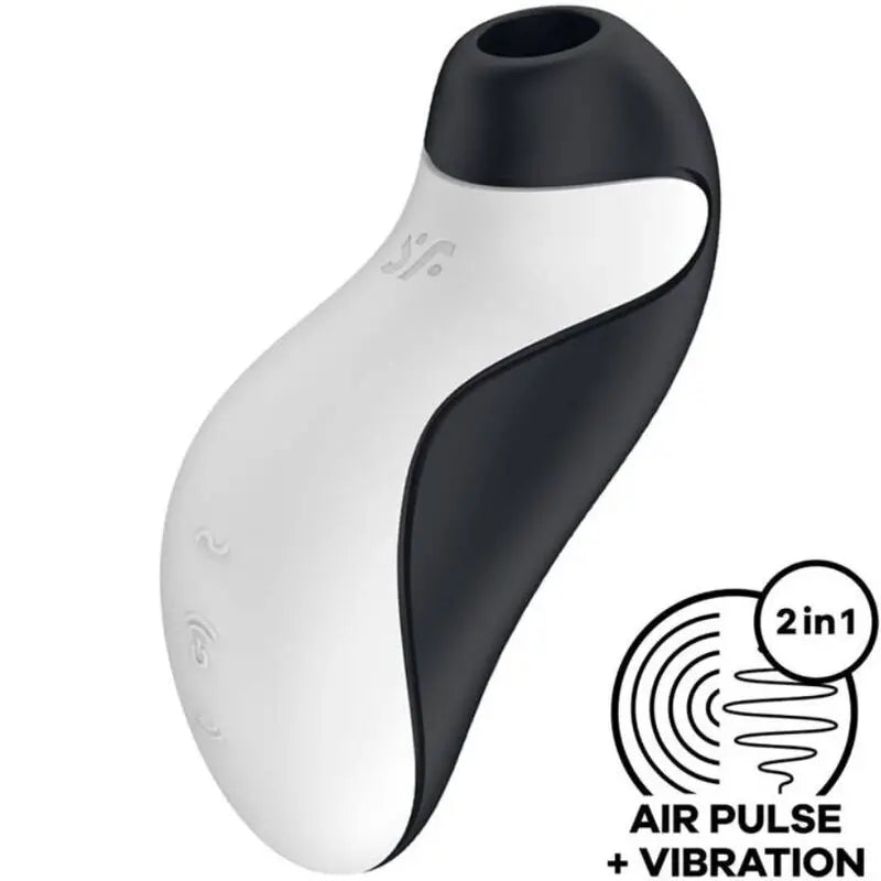 Stimulateur Clitoridien Orca Pingouin Blanc/Noir - Satisfyer