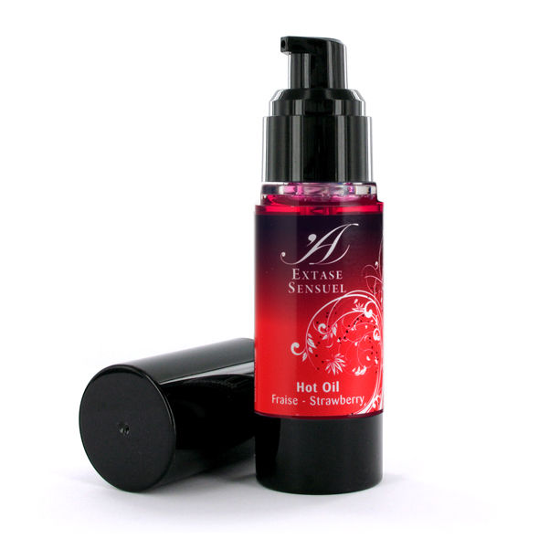 Huile de Massage Chauffante Extase Sensual Fraise - Extase