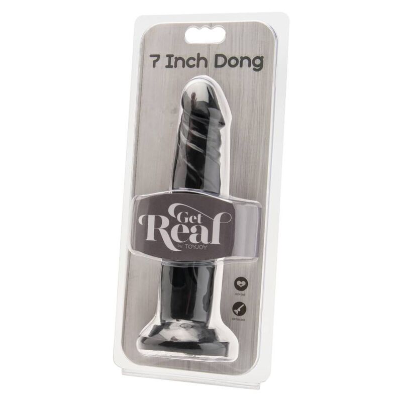 Gode Réaliste Get Real Dong 18 cm Noir - Get Real