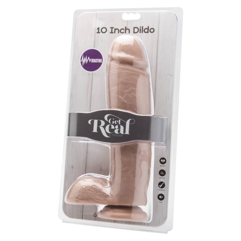 Gode Réaliste Vibrant Get Real 25,5 cm Skin - Get Real